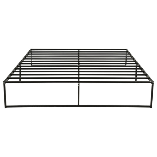 Gates Eastern King Heavy-Gauge Metal Platform Bed Frame Black