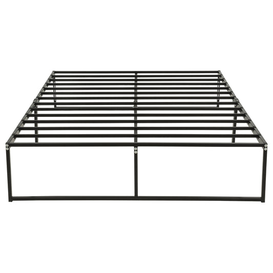 Gates Queen Heavy-Gauge Metal Platform Bed Frame Black
