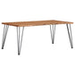 Sherman 71-inch Live Edge Dining Table Natural Acacia