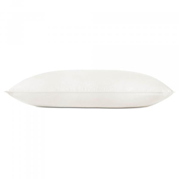 White pillow on a plain white background