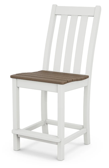 Vineyard Counter Side and Arm Chair Two Tone