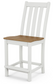 Vineyard Counter Side and Arm Chair Two Tone