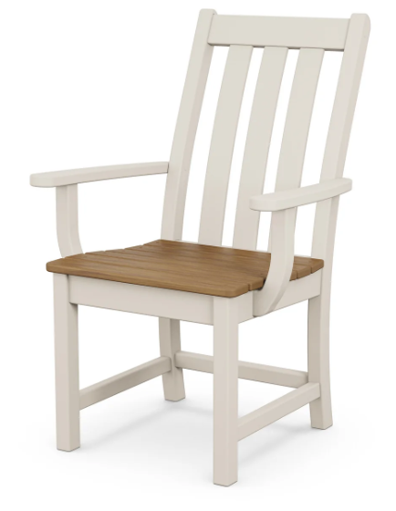 Vineyard Dining Side and Arm Chair Two Tone
