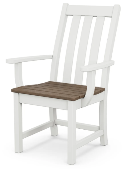 Vineyard Dining Side and Arm Chair Two Tone