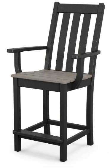 Vineyard Counter Side and Arm Chair Two Tone