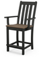 Vineyard Counter Side and Arm Chair Two Tone