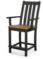 Vineyard Counter Side and Arm Chair Two Tone