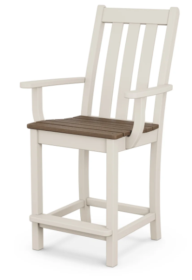 Vineyard Counter Side and Arm Chair Two Tone