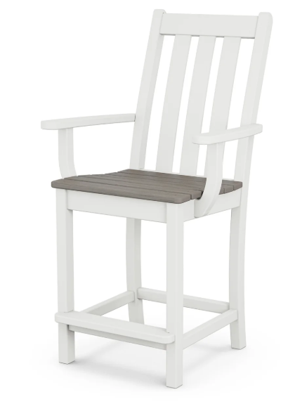 Vineyard Counter Side and Arm Chair Two Tone