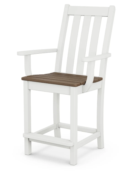 Vineyard Counter Side and Arm Chair Two Tone