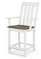 Vineyard Counter Side and Arm Chair Two Tone