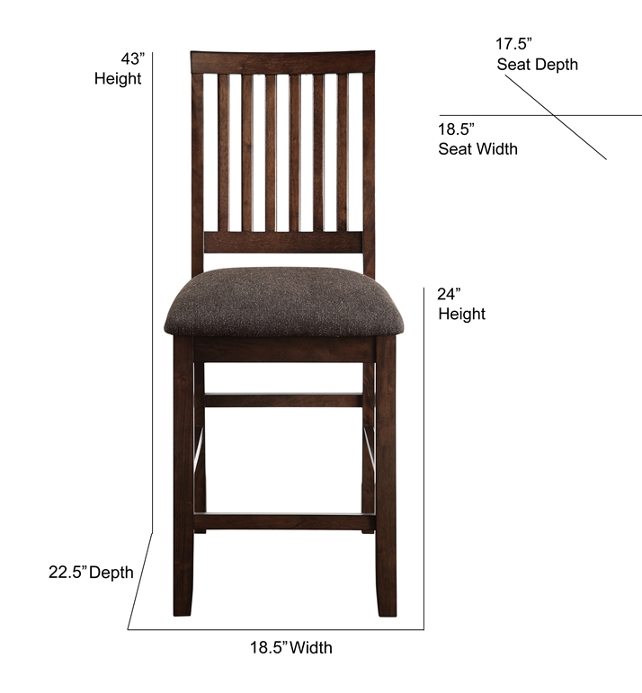 Yorktown 5pc Counter Height Dining Set
