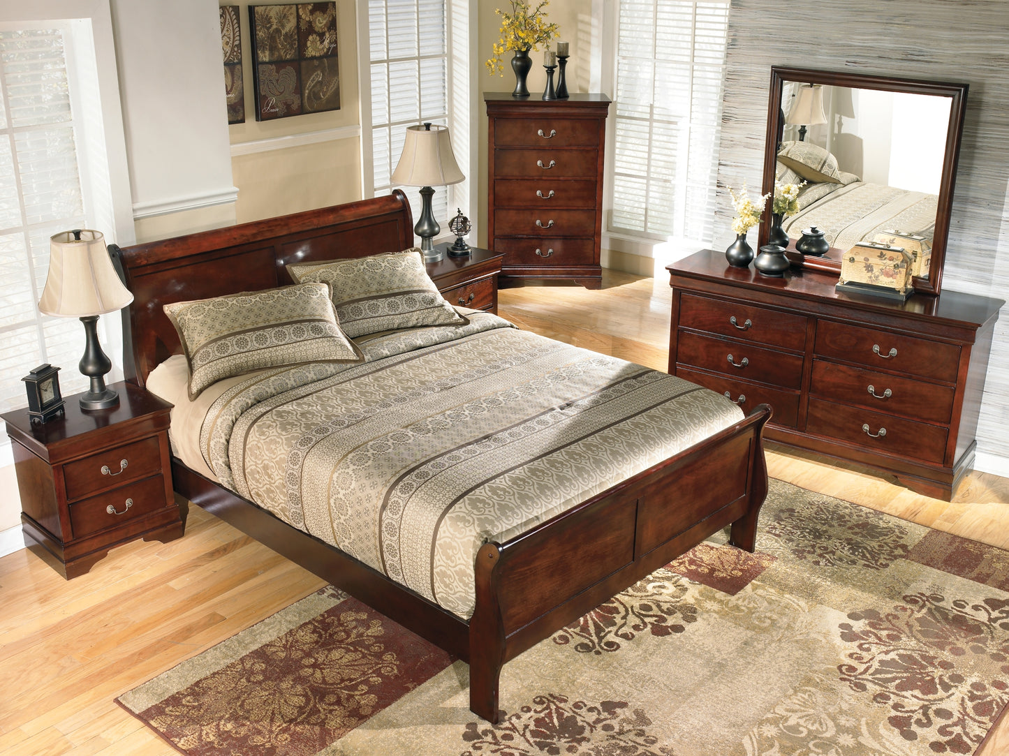 Ashley Express - Alisdair King Sleigh Bed with 2 Nightstands